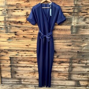 TRINA TURK | NWT Navy Blue Jumpsuit W/ Belt 8